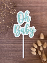 Load image into Gallery viewer, Oh Baby Cake Topper