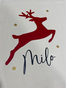 Personalised Santa Sack - Natural