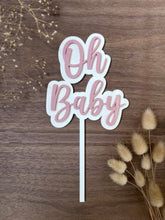 Load image into Gallery viewer, Oh Baby Cake Topper