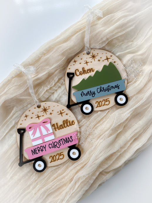 Christmas Wagon Ornament