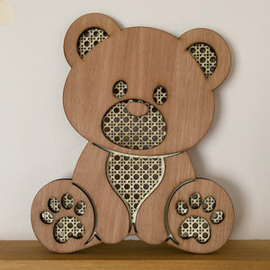 Teddy Bear - Rattan Decor