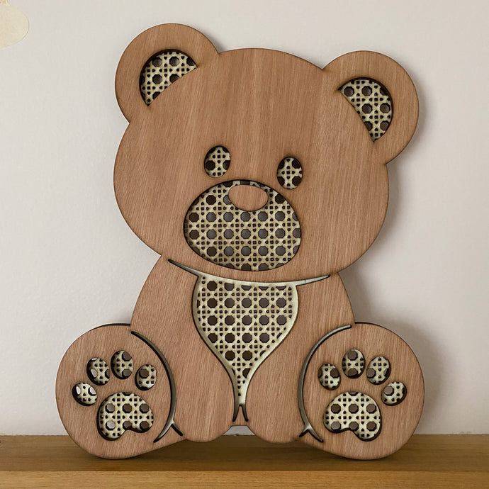 Teddy Bear - Rattan Decor