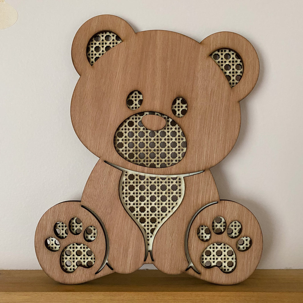 Teddy Bear - Rattan Decor