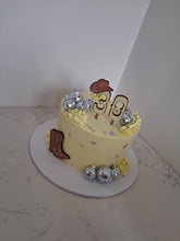 Load image into Gallery viewer, Cowboy Rodeo Theme 30th Cake Topper