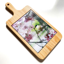 Load image into Gallery viewer, Serving Board with Ceramic Art Tile - Cherry Blossom King