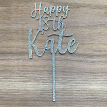Load image into Gallery viewer, Happy 18th Custom Cake Topper