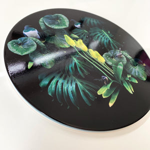 Ceramic Coaster Single - Onewhero Visitors (circular)