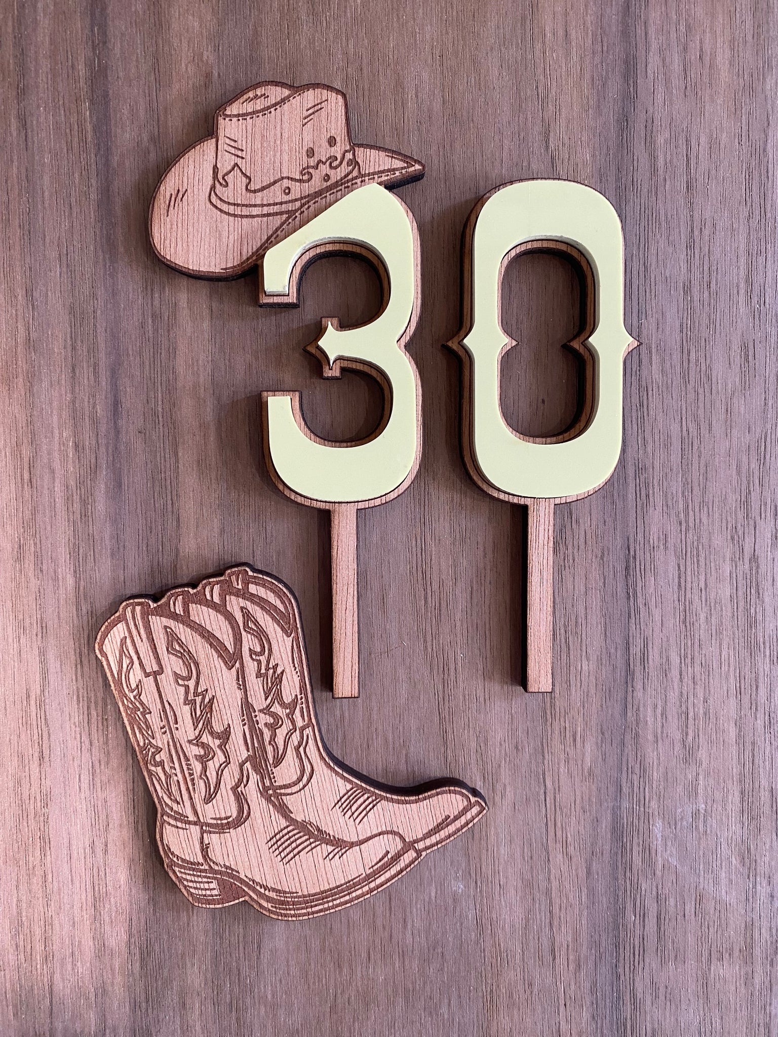 30th Rodeo Cake Cowboy Rodeo Theme 30th Cake Topper – Creative Addictions