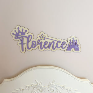 Princess Name Sign