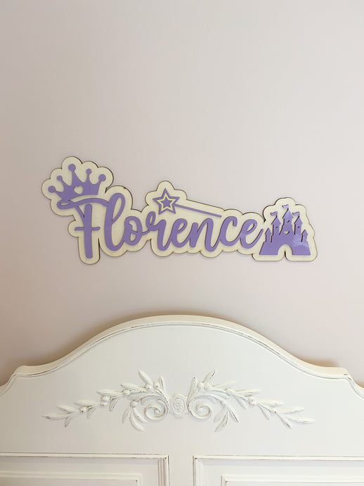 Princess Name Sign