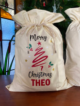 Load image into Gallery viewer, Personalised Santa Sack - Natural