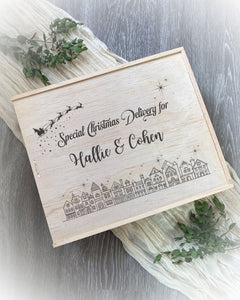 Christmas Eve Box - Wooden Lid