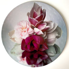 Load image into Gallery viewer, Ceramic Coaster Single - Magnolia Blooms (circular)