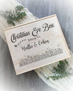 Christmas Eve Box - Wooden Lid