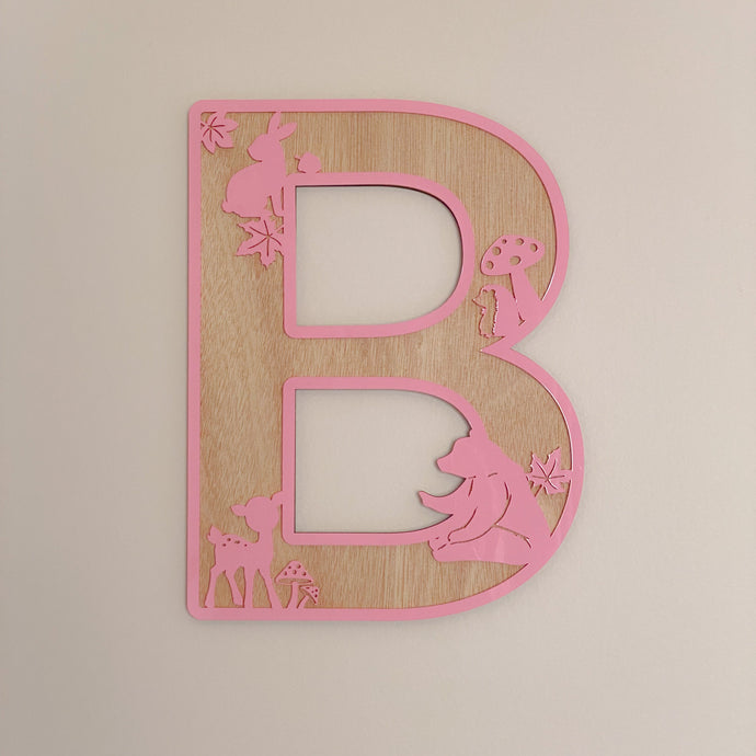 Childrens Letter Decor - Woodlands