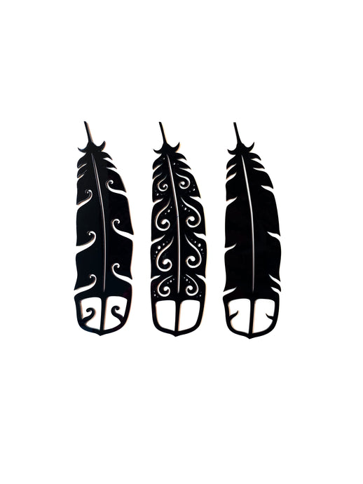 Huia Feathers - Set of Three
