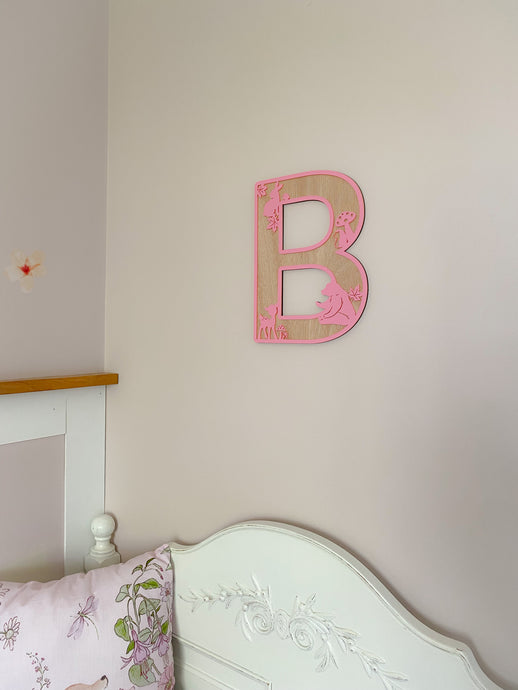 Childrens Letter Decor - Woodlands