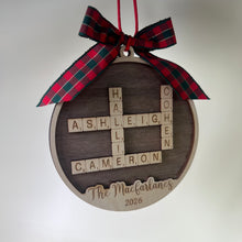 Load image into Gallery viewer, Family Crossword Decoration