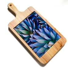 Load image into Gallery viewer, Serving Board with Ceramic Art Tile - Botanical