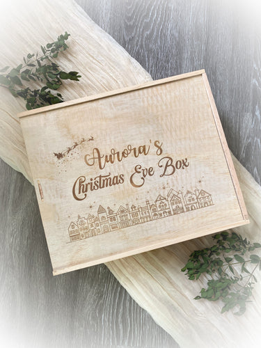 Christmas Eve Box - Wooden Lid
