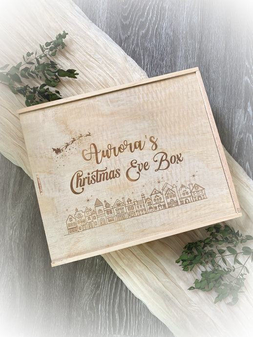 Christmas Eve Box - Wooden Lid