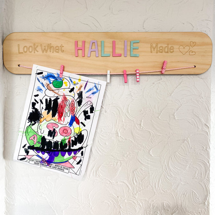 ‘Look What I Made’ Holder Sign