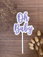Load image into Gallery viewer, Oh Baby Cake Topper