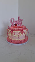 Load image into Gallery viewer, Strawberry 'One' Cake Topper
