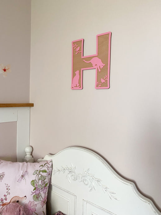 Childrens Letter Decor - Cats