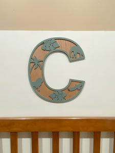 Childrens Letter Decor - Safari