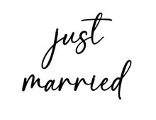 Load image into Gallery viewer, Just Married Cake Topper