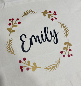 Personalised Santa Sack - Natural