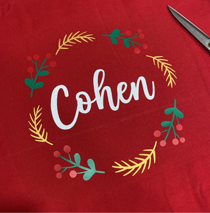 Personalised Santa Sack - Red