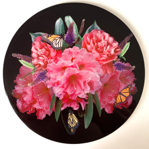 Ceramic Wall Art Tile 20cm - Magic in the Rhodo (circular)