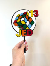 Load image into Gallery viewer, Rubix Cube Cake Topper