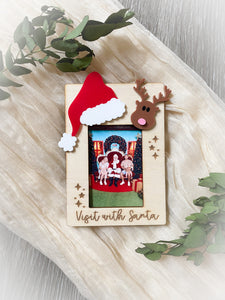 Santa and Us Photo Magnet