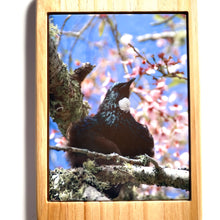 Load image into Gallery viewer, Serving Board with Ceramic Art Tile - Tui Blossom