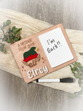 Load image into Gallery viewer, A Message From Your Elf Whiteboard