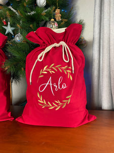 Personalised Santa Sack - Red