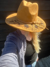 Load image into Gallery viewer, Sunflower Wide Brim Fedora