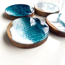 Load image into Gallery viewer, Ocean Wave Coasters set of 4