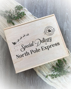 Christmas Eve Box - Wooden Lid