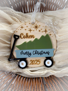 Christmas Wagon Ornament