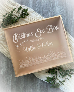 Christmas Eve Box - Frosted Acrylic Lid
