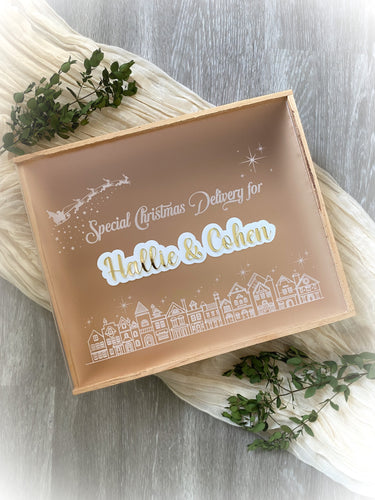 Christmas Eve Box - Frosted Acrylic Lid