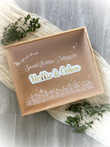 Christmas Eve Box - Frosted Acrylic Lid