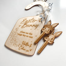 Load image into Gallery viewer, Magic Keys on a Door Hanger for the Easter Bunny