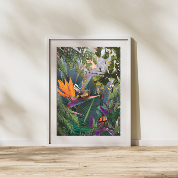 Art Print - Tropical Garden Paradise