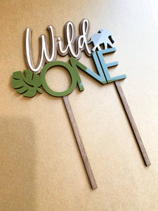 Birthday Cake topper wild one theme