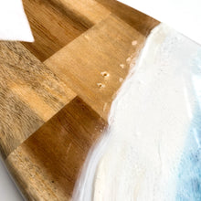 Load image into Gallery viewer, Small Wooden Surfboard Resin Art